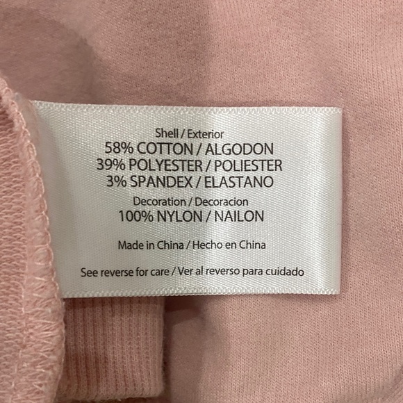 WILDFOX Blush Pink Oversized Sweatshirt - Picture 3 of 4